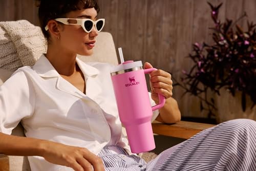 STANLEY Quencher H2.0 Tumbler with Handle and Straw 30 oz | Flowstate 3-Position Lid | Cup Holder Compatible for Travel | Insulated Stainless Steel Cup | BPA-Free | Coastal Teal