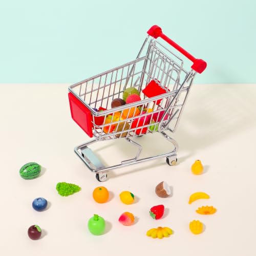 35PCS Resin Artificial Fruit Decor Miniature Fruit Figures for Crafts & Home