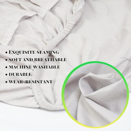 Dorm Room Bed Skirt - Extra Long Twin XL Ruffled Microfiber, White 27" Drop