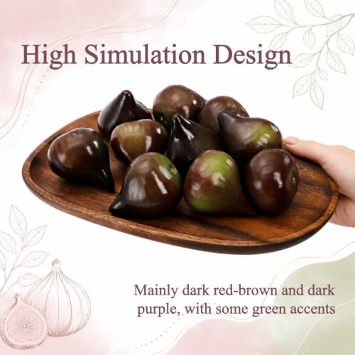 Artificial Figs Set - Realistic Decorative Fruit for Home & Retail Display