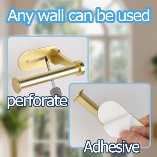 Gold Adhesive Curtain Holdbacks No Drill Pack of 2
