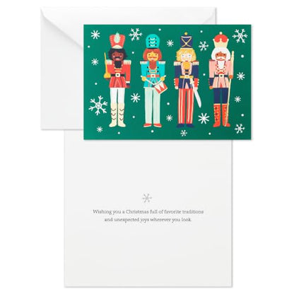 Hallmark Boxed Christmas Cards with Envelopes - 40 Pack Nutcrackers