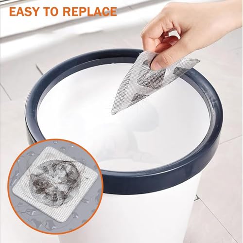 10 Pack Square Disposable Shower Drain Covers Hair Catcher - Prevent Clogs
