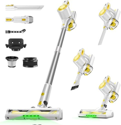 6-in-1 Cordless Stick Vacuum Cleaner with Powerful 30Kpa Suction for Home & Pet Hair