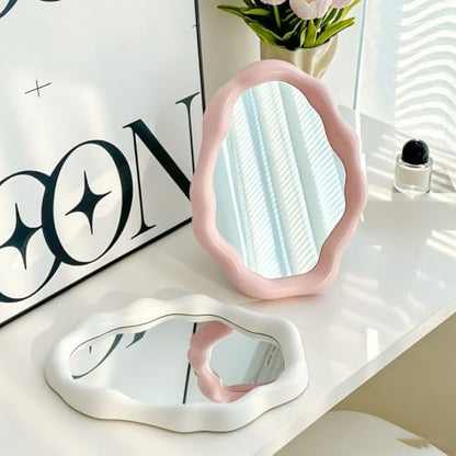 Cloud Desk Mirror Table Makeup Vanity Mirror - White - Cute Cloud Shape