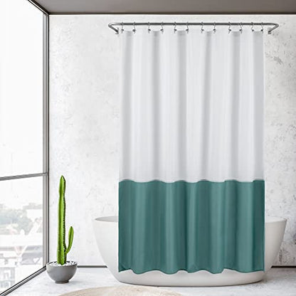 ALYVIA SPRING Stall Fabric Shower Curtain Liner Waterproof - 36" x 72", Soft & Lightweight Small Shower Curtain with Magnets for Narrow Stall Size, Machine Washable - 36x72, Grey