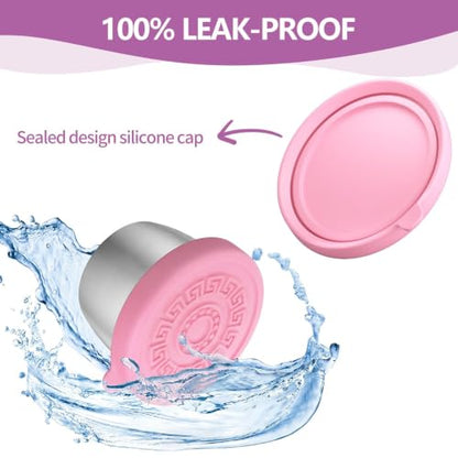 Candy Sauce Containers 1.6 Oz Leakproof Snack Cups with Lids - 12 Pack
