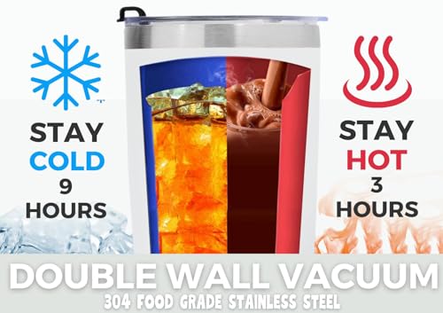 Insulated Fish Tank Gift Tumbler 20oz with Lid & Straw – Aquarium Lover Gift