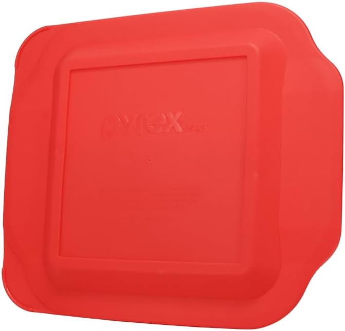Pyrex 2qt Glass Baking Dish with Red Food Storage Lid - Durable & Made in USA
