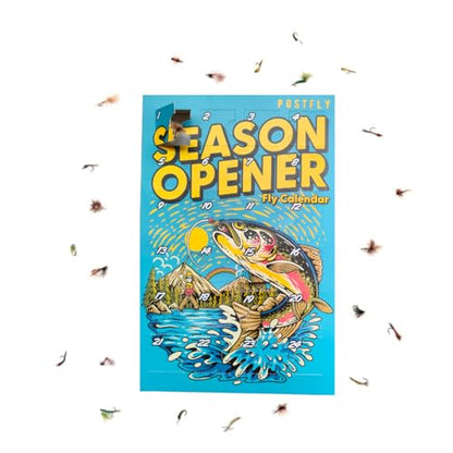 Fly Fishing Trout Fly Advent Calendar - 24 High-Quality Flies for Anglers