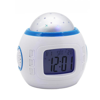 Starry Sky Projection Alarm Clock with Music Function
