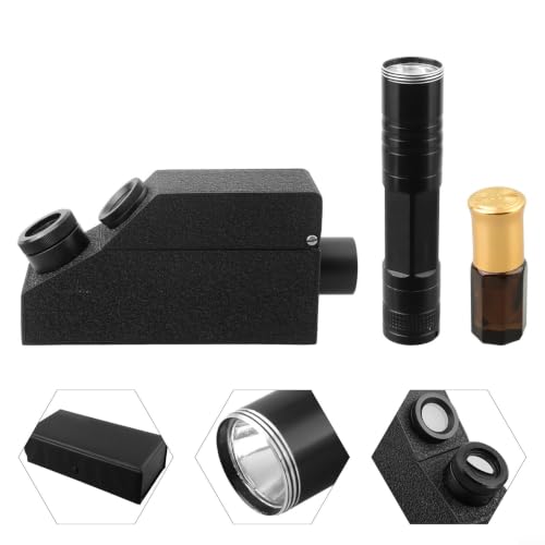 Portable Gemstone Refractometer Tool with Flashlight - B Variation for Jewelers & Hobbyists