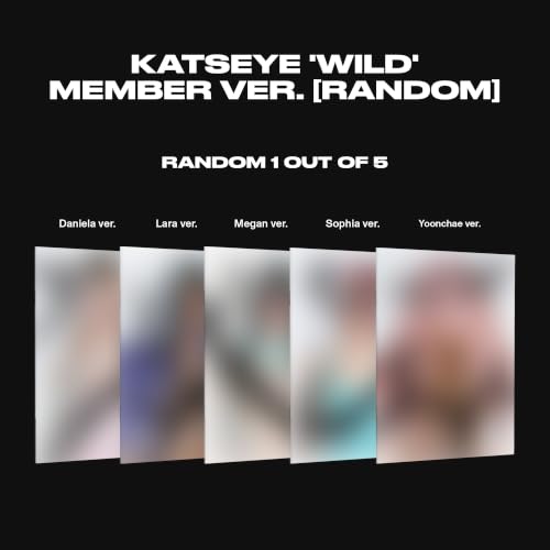 KATSEYE 3rd Mini Album WILD Member Version 5-Set with Photocards