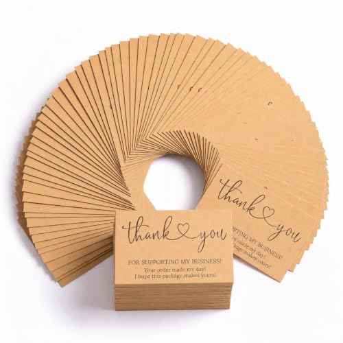 Thank You Cards for Small Business Bulk Set 300 Count 2 x 3.5 Inches