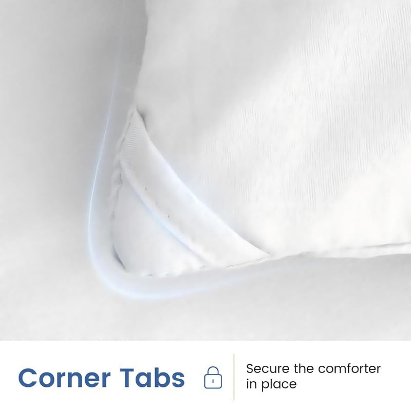 King Comforter White Duvet Insert All Season Down Alternative Bedding