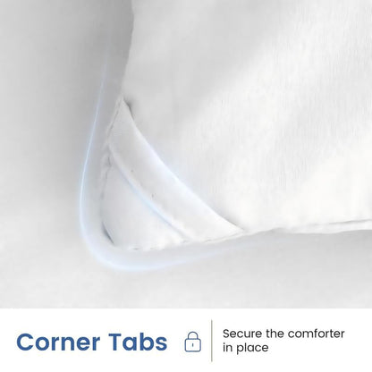 King Comforter White Duvet Insert All Season Down Alternative Bedding