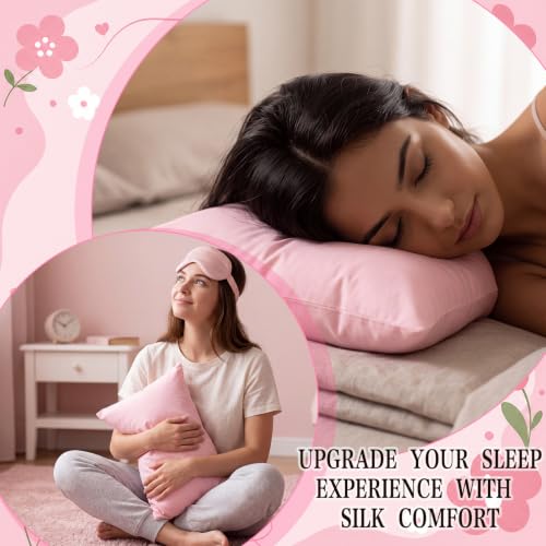 6pcs Pink Indoor/Outdoor Throw Pillows with Covers - Standard