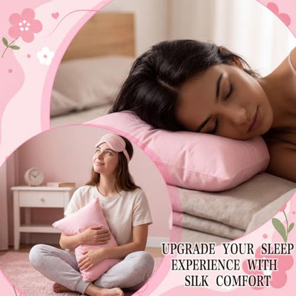 6pcs Pink Indoor/Outdoor Throw Pillows with Covers - Standard
