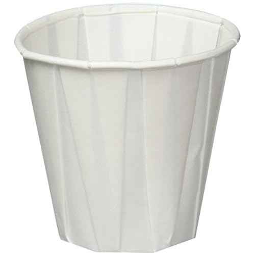 Pleated Water Cups, 3 1/2 Oz, 100 Count (Pack of 1)