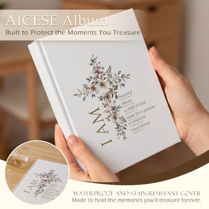 AICESE Hardcover Photo Album 4x6 18 Pockets - I Am02 Variation