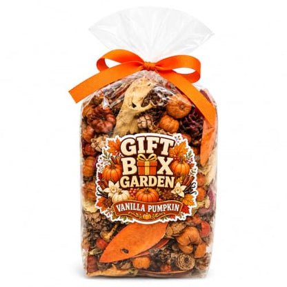 Vanilla Pumpkin Potpourri - Fall Home Decor - 7 oz - Scented Decorative Mix