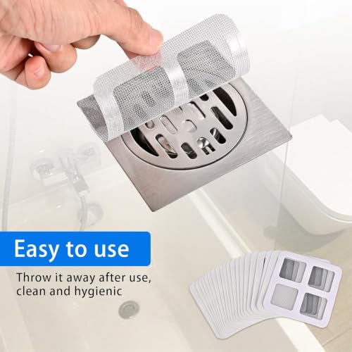 Disposable Shower Drain Cover Hair Catcher - 10 Pack