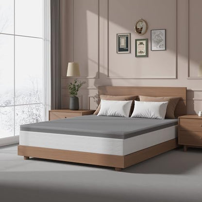 Sleepmax 3 Inch Extra Firm Queen Mattress Topper - Pain Relief Memory Foam