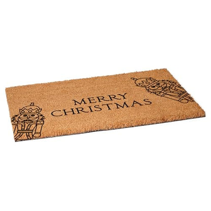 Christmas Nutcracker Doormat 2' x 3' – Classic Holiday Entryway Decor