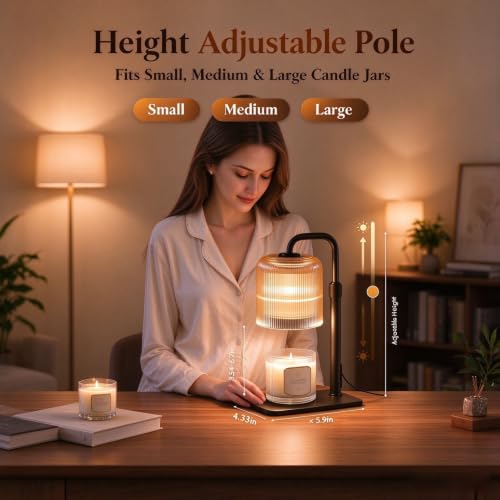 Smart WiFi Candle Warmer Lamp with Timer, App & Voice Control - 1 Pack