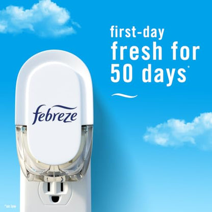Febreze Odor-Fighting Plug-In Air Freshener Refill Pack - 4 Scented Oils