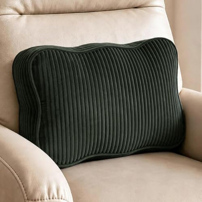Lumbar Support Pillow for Recliner Chair - Washable Corduroy Cover
