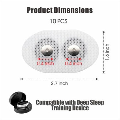 Sleep Ease Pro 4.0 Portable Anti-Snoring Device with 10 Patches - 3 Speed Settings