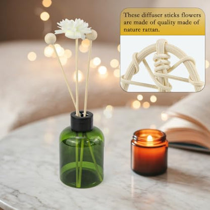 12Pcs 11-Inch Natural Rattan Reed Diffuser Sticks for Aromatherapy & Home Decor