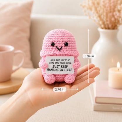 Funny Crochet Plush Gag Gift for Friends Desk Decor