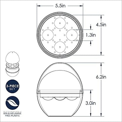 Nordic Ware Microwave Egg Boiler - Perfectly Cooked Eggs in Minutes | Compact Design for Easy Use