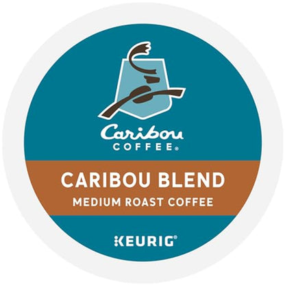 Caribou Coffee Caribou Blend Keurig Single-Serve K-Cup Pod, Medium Roast Coffee, 60 Count (6 Packs of 10)