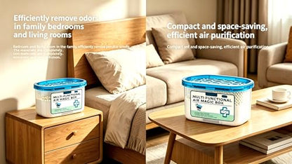 Portable Indoor Air Purification Dust Remover Box 2-Pack