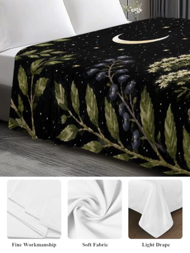 Twin Flat Sheet - Charcoal, Soft Cream, Night Blue, Sage - Farmhouse Bedding