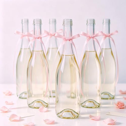 36 Pink Satin Bow Cake Toppers for Desserts & Party Decorations
