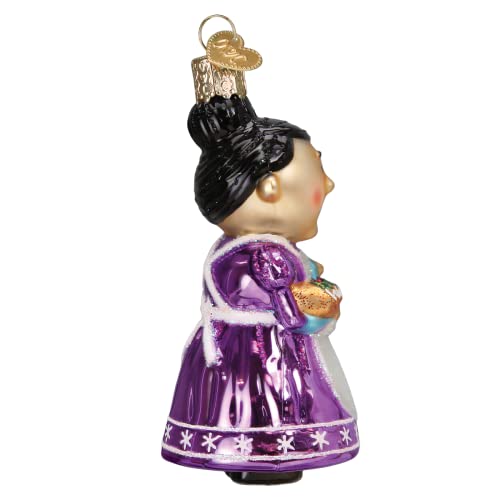Old World Christmas Cheery Mrs. Claus Tree Ornament - Hand-Painted Holiday Decor