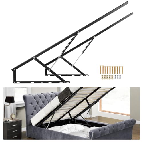 Hydraulic Bed Lift Mechanism 4.6 FT Support Up to 264.6 lbs for Storage Bed