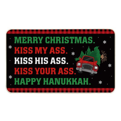 Hanukkah Doormat - Festive Jewish Holiday Entryway Decor - Arsemica
