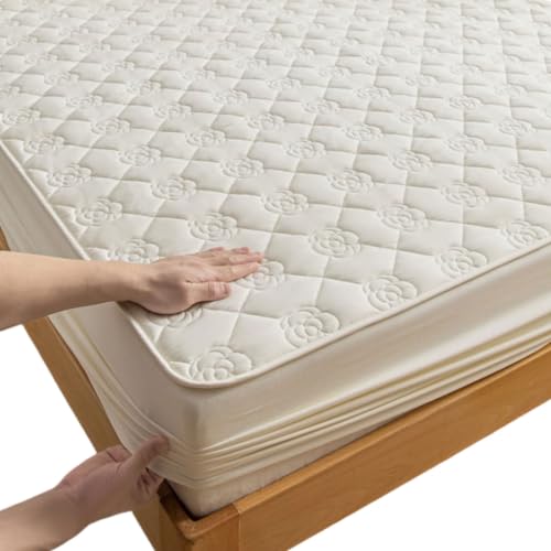 Waterproof Quilted Mattress Protector Twin XL 35 x 75 Inches V10