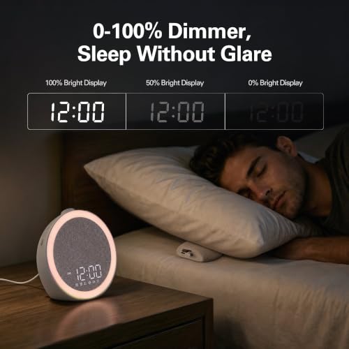 Heavy Sleepers Alarm Clock with Wireless Bed Shaker & 116dB Sound