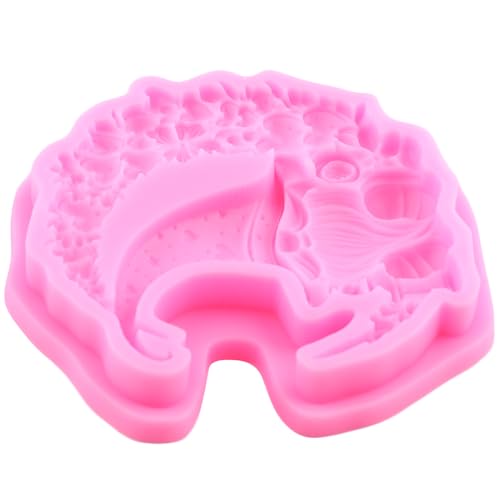 Christmas Silicone Mold Santa Claus Fondant Molds Style ZC - Holiday Cake Decor