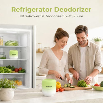 Refrigerator Deodorizer Nano-Catalytic 10-Year Odor Eliminator 4 Pack - DIDADIDA