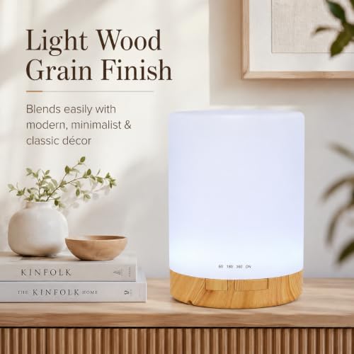Compact 300mL Humidifier with Timer and Ambient Light for Bedroom and Office