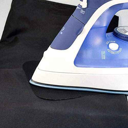 Singer 5-inch-by-5-inch Iron-On Patches, Black, 2 per Package (2 Pack)