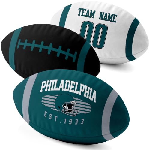 Philadelphia Custom Name and Number Throw Pillow - 18x10 Inches - Personalize for Men, Youth, Gifts
