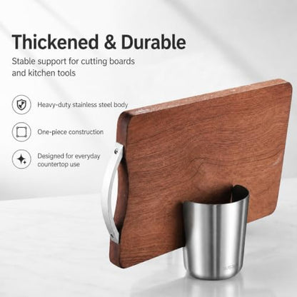Multi-Functional Stainless Steel Utensil Organizer with Wide Stable Base - Kitchen Counter Storage - Variation 1